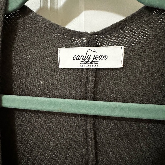 Carly Jean Los Angeles cardigan sweater in Gray. M/L - Picture 3 of 7